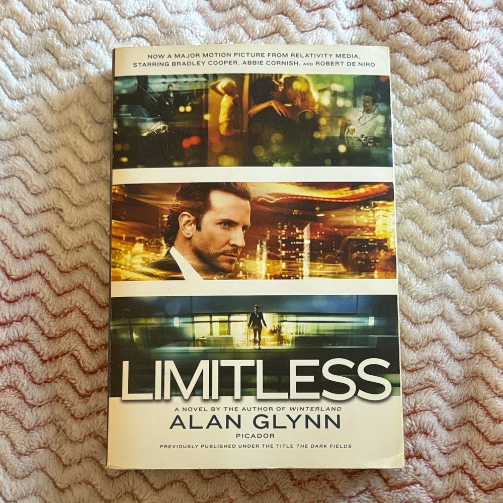 Limitless by Alan Glynn with Motion Picture Film Cover